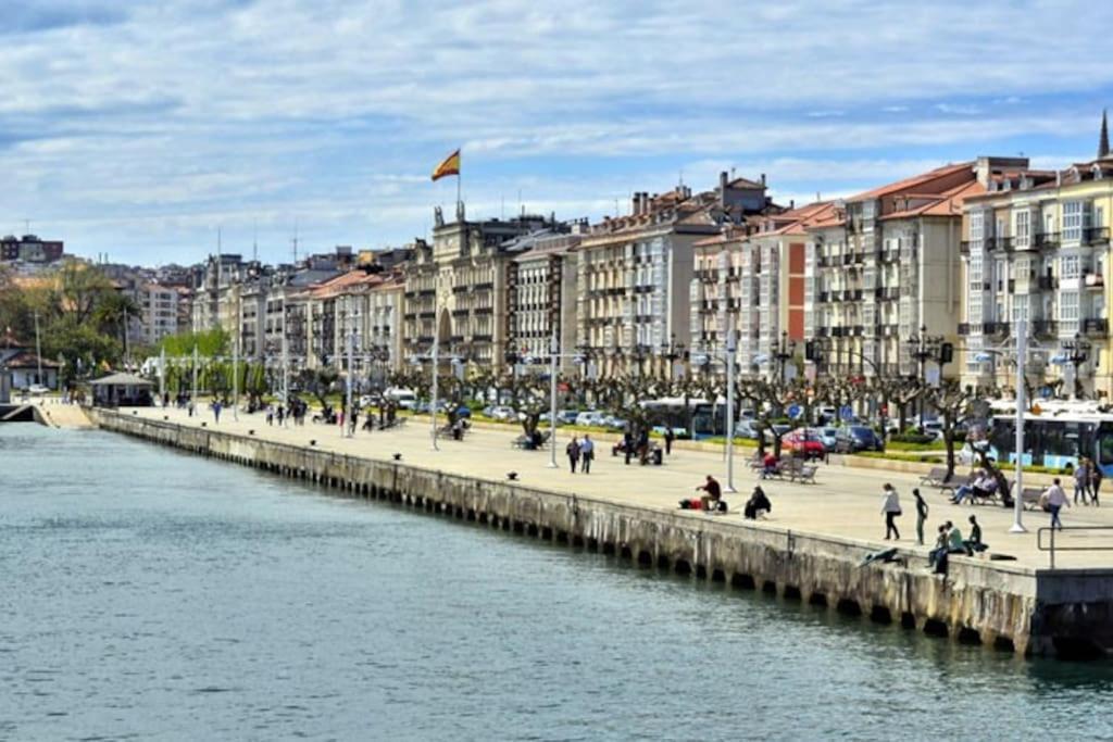A Un Paso De La Bahia De Santander,Para 6! La Ciudad A Pie! المظهر الخارجي الصورة